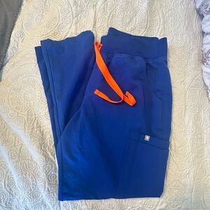 Figs Winning Blue Yola scrub pants